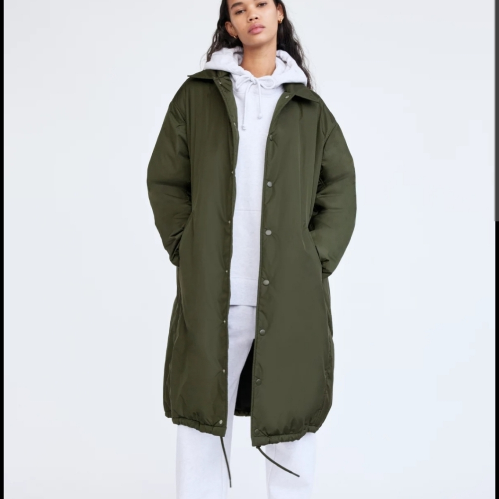 Coaches long coat black
